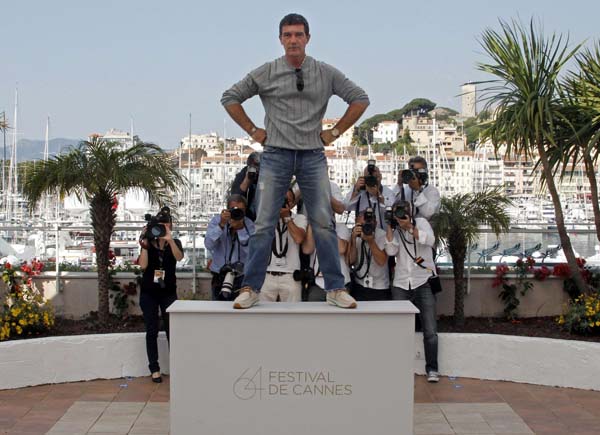 A photocall for film 'La Piel Que Habito' in competition at 64th Cannes Film Festival