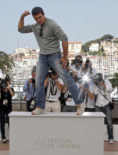 A photocall for film 'La Piel Que Habito' in competition at 64th Cannes Film Festival