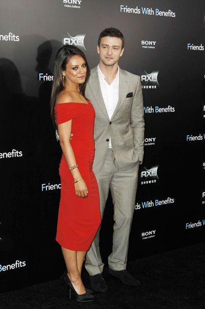 NY premiere of 'Friends With Benefits'