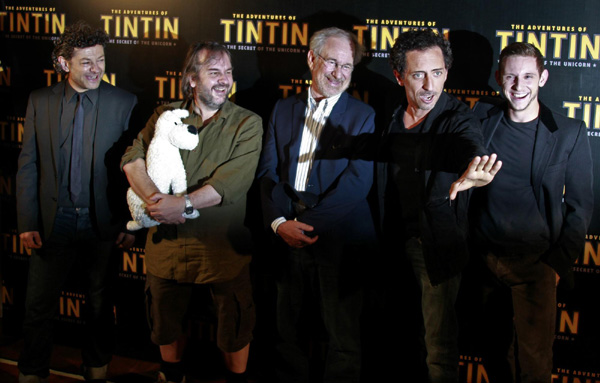 Photocall for 'The Adventures Of Tintin'