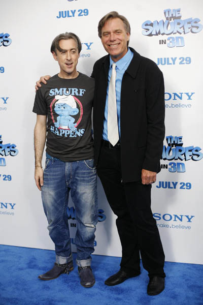 Katy Perry attends NY premiere of 'The Smurfs'