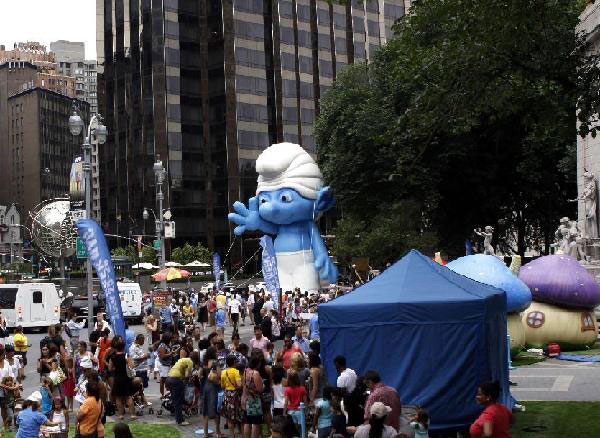 Smurfs Week NYC kicks off