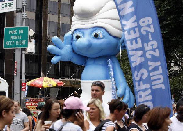 Smurfs Week NYC kicks off