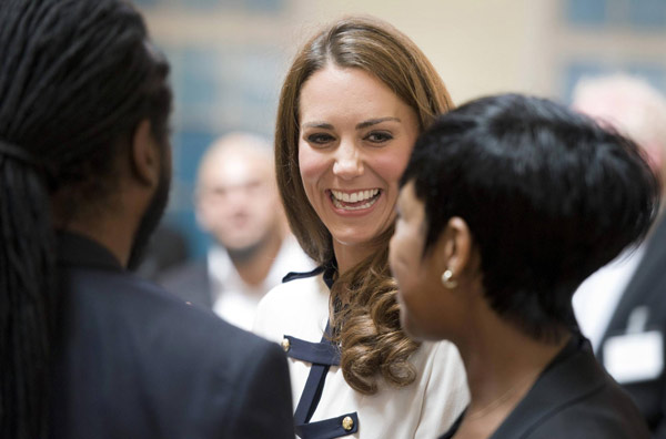 William and Catherine visit Summerfield Community Centre