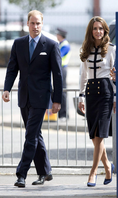 William and Catherine visit Summerfield Community Centre