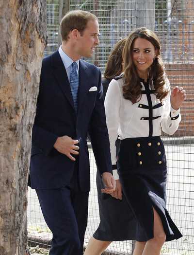 William and Catherine visit Summerfield Community Centre