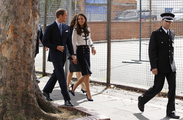 William and Catherine visit Summerfield Community Centre