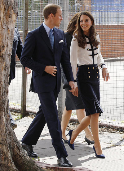 William and Catherine visit Summerfield Community Centre