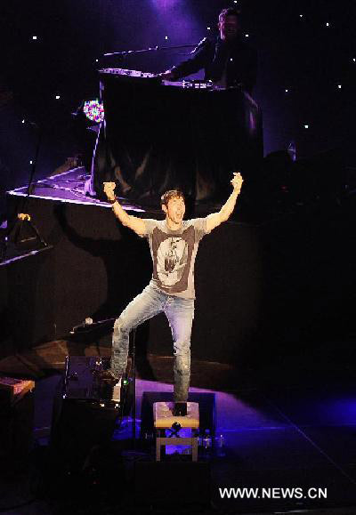 James Blunt performs in Beijing