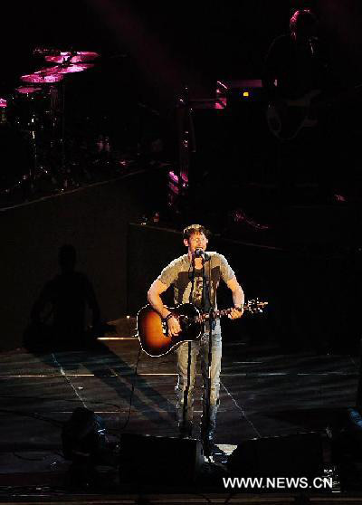 James Blunt performs in Beijing