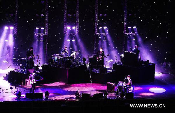 James Blunt performs in Beijing