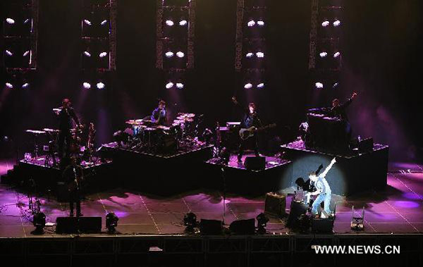 James Blunt performs in Beijing