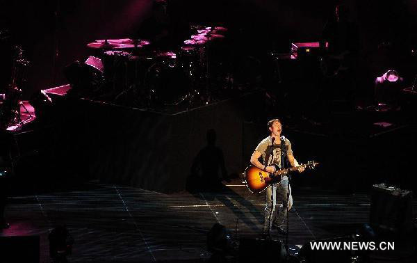 James Blunt performs in Beijing