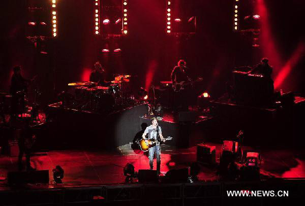 James Blunt performs in Beijing