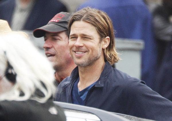 The filming of zombie movie 'World War Z'