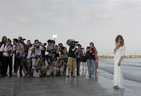 Vittoria Puccini for the 68th Venice Film Festival