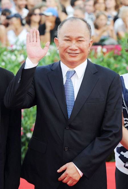 John Woo and Huang Shengyi arrive in Venice