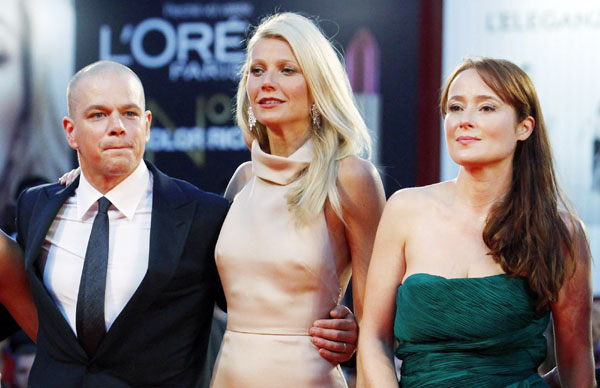 Paltrow of 'Contagion' arrives at Venice Film Fest