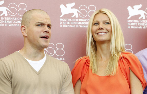 Paltrow of 'Contagion' arrives at Venice Film Fest