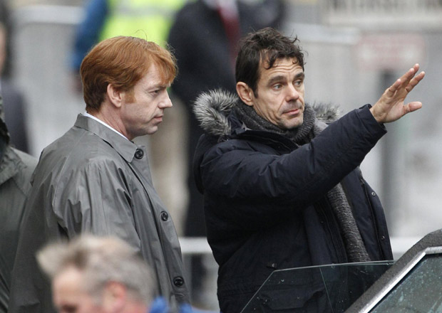 Halle Berry at set of movie 'Cloud Atlas' in Glasgow