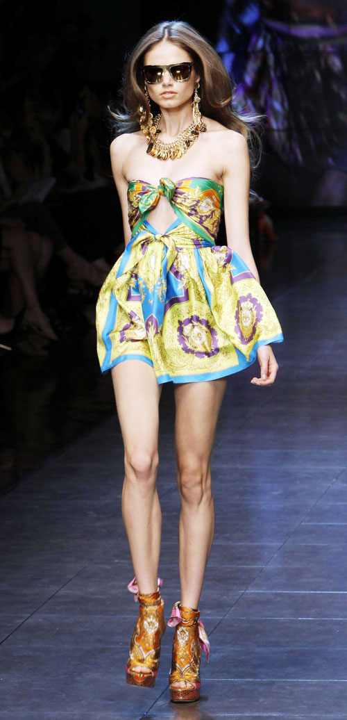 D&G Spring/Summer 2012 women's collection