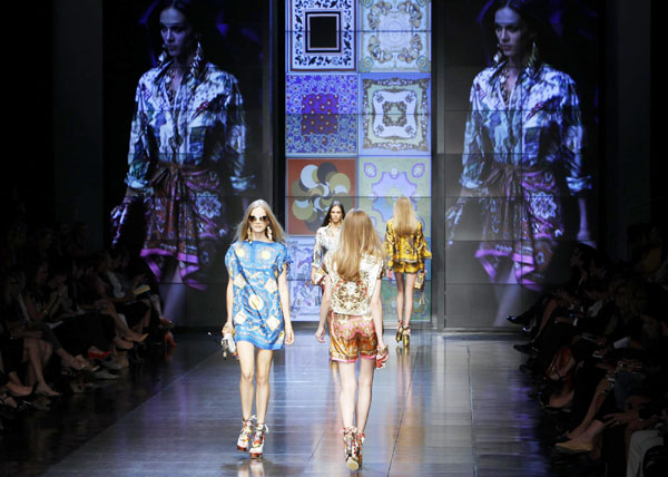 D&G Spring/Summer 2012 women's collection