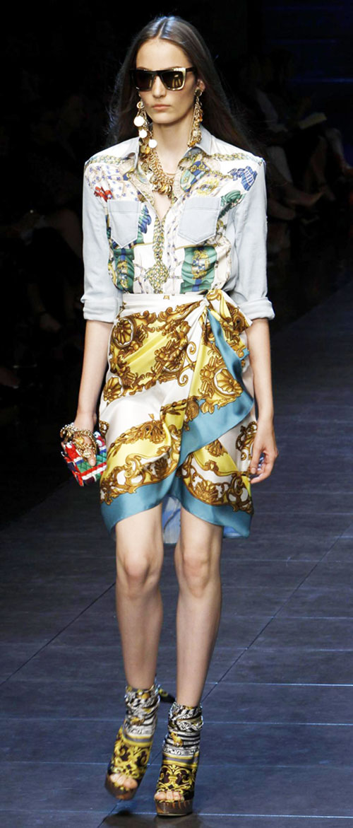 D&G Spring/Summer 2012 women's collection