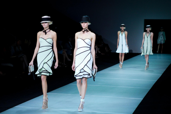 Emporio Armani Spring/Summer 2012 women's collection