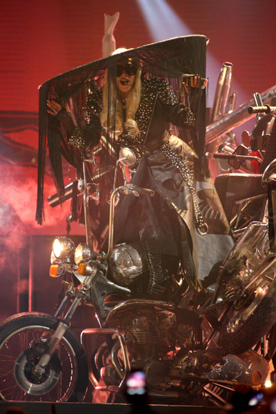 Gaga performs at iHeartRadio