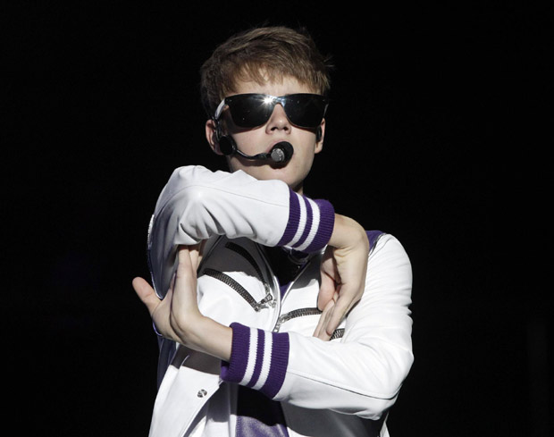 Justin Bieber performs his 'My World Tour' concert in Mexico City