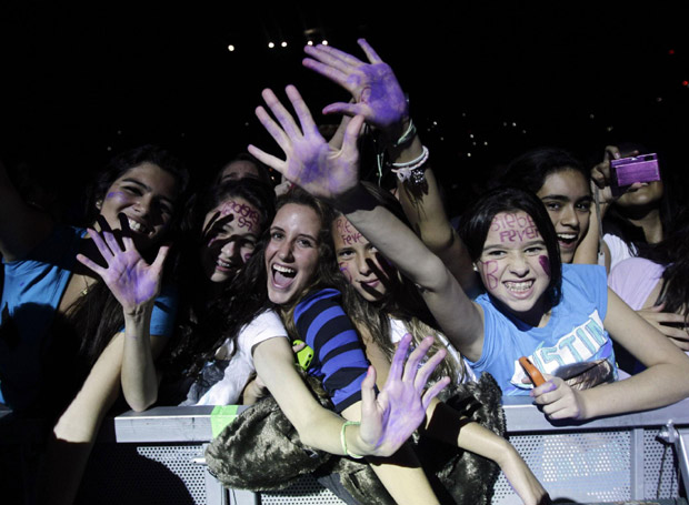 Justin Bieber performs his 'My World Tour' concert in Mexico City