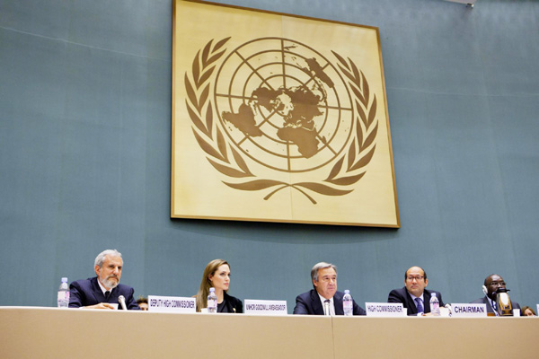 Goodwill Ambassador Jolie attends UNHCR annual meeting