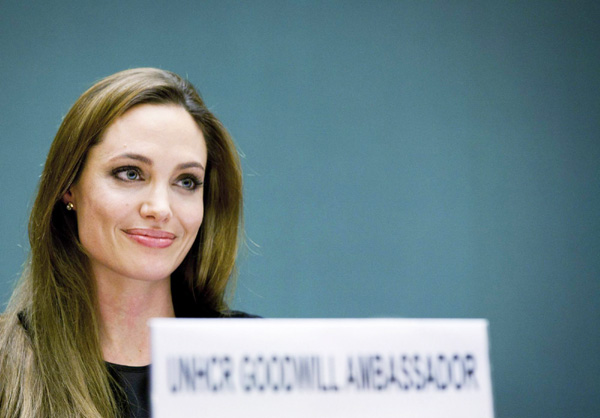 Goodwill Ambassador Jolie attends UNHCR annual meeting