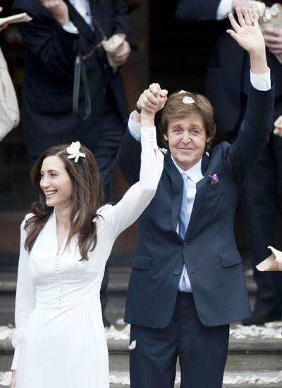 McCartney weds for third time