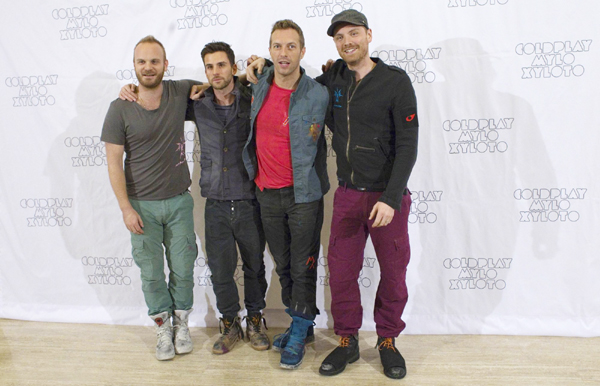 Coldplay presents new album 'Mylo Xyloto'