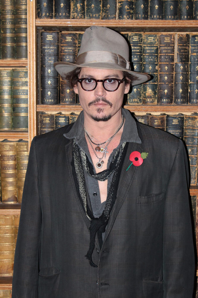 Depp answers questions in Oxford