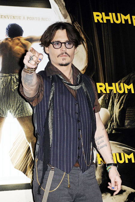 'The Rum Diary' premieres in Paris