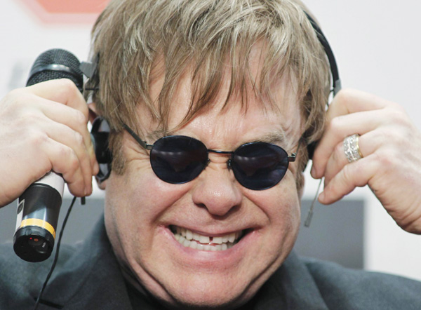 Elton John helps women affected by AIDS