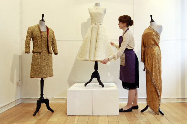 Hepburn, Taylor and Winehouse's dresses on auction