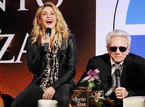 Shakira and father present new book