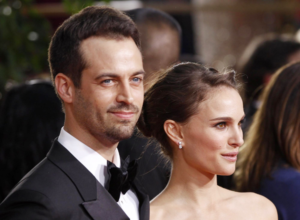 Natalie Portman attends Golden Globe Awards