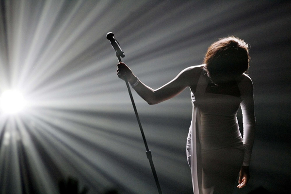Singer Whitney Houston dies at 48