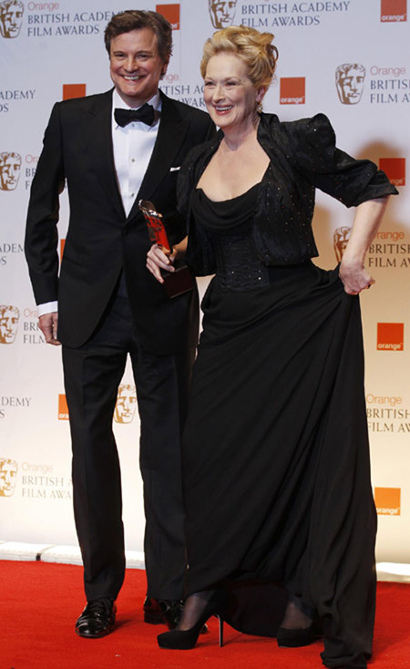 Stars attend BAFTA awards ceremony in London