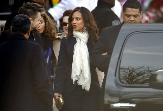 Funeral for Whitney Houston at New Hope Baptist Church in Newark