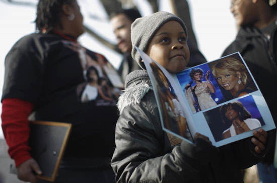 Funeral for Whitney Houston at New Hope Baptist Church in Newark