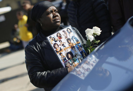 Funeral for Whitney Houston at New Hope Baptist Church in Newark