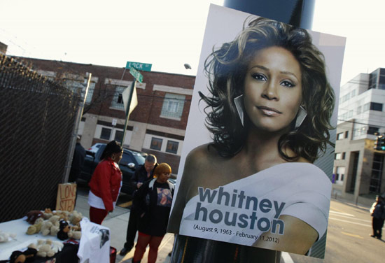 Funeral for Whitney Houston at New Hope Baptist Church in Newark