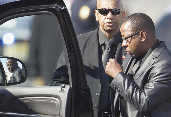 Funeral for Whitney Houston at New Hope Baptist Church in Newark