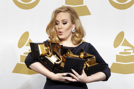 Adele's label XL is big winner at Music Week Awards