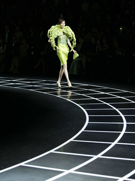 Giorgio Armani holds fashion show in Beijing